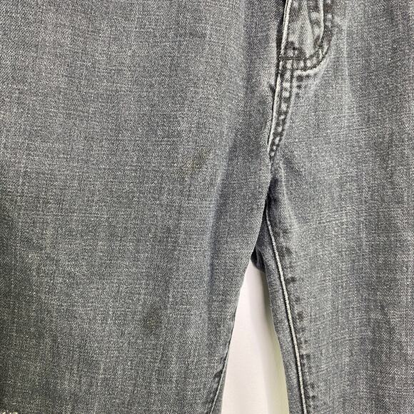 BlackJack Dark Light Washed Black Distressed Jeans Women's Size Large L - Picture 4 of 10